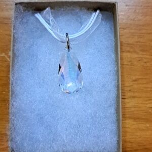 Shooting Star Crystal Marquise Necklace